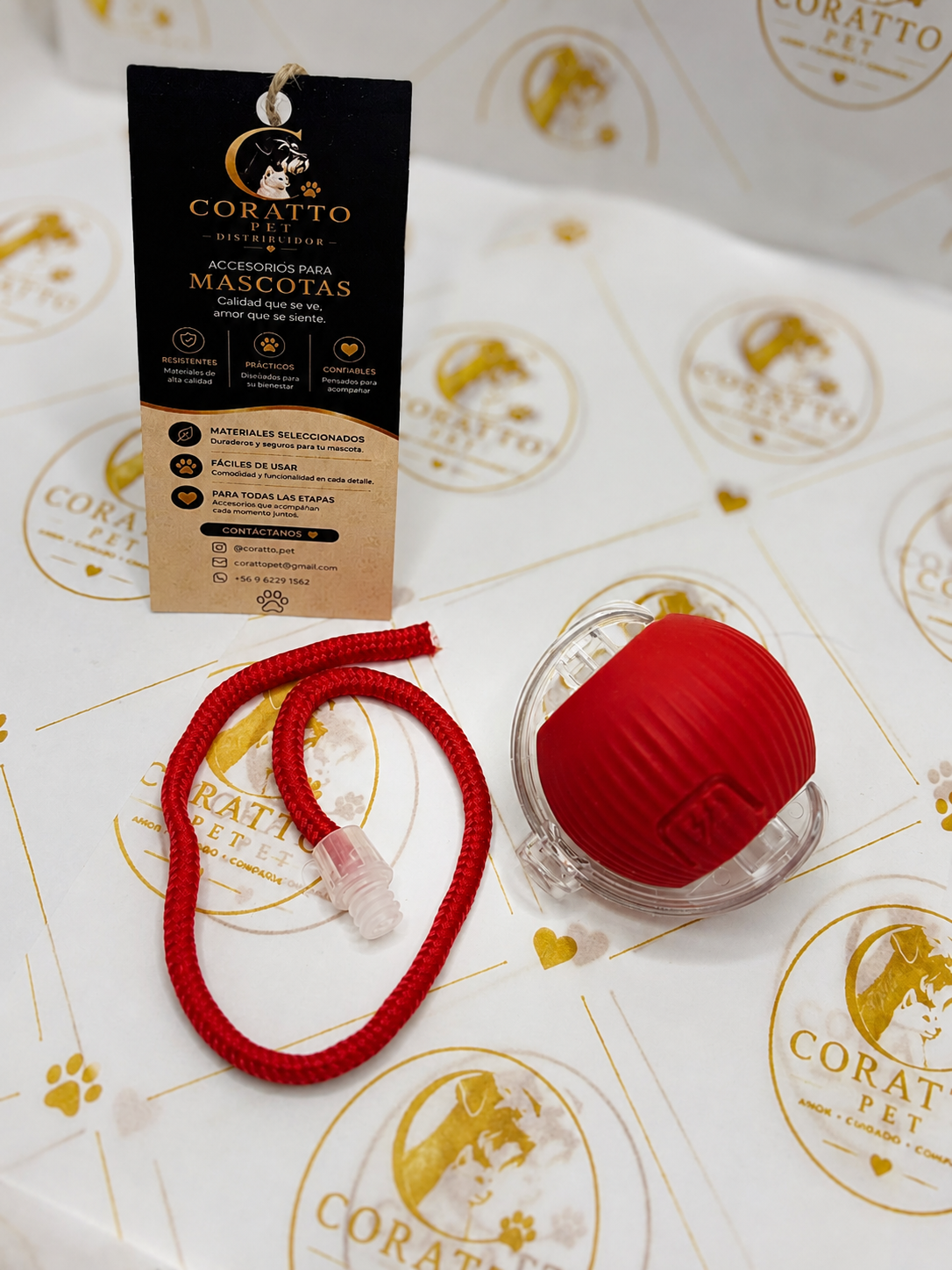 JUGUETE PELOTA INTERACTIVA PARA MASCOTAS RECARGABLE