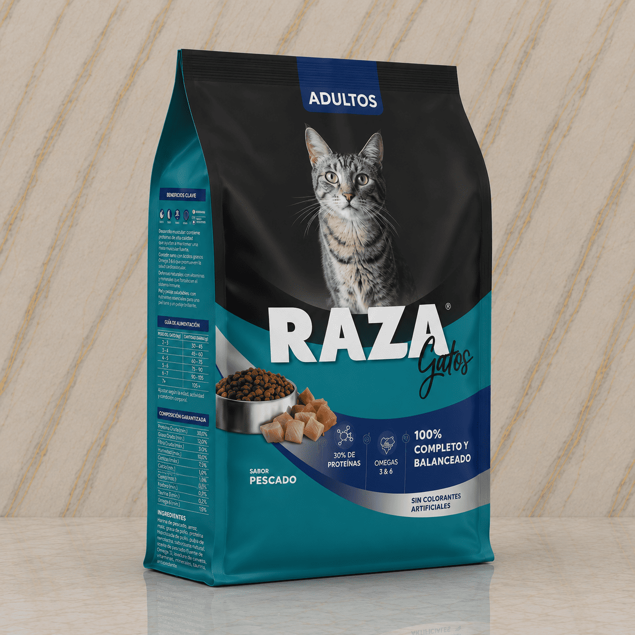 ALIMENTO GATO RAZA PESCADO