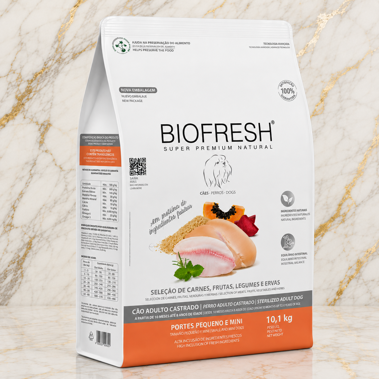 ALIMENTO BIOFRESH CASTRADOS RAZA PEQUEÑA