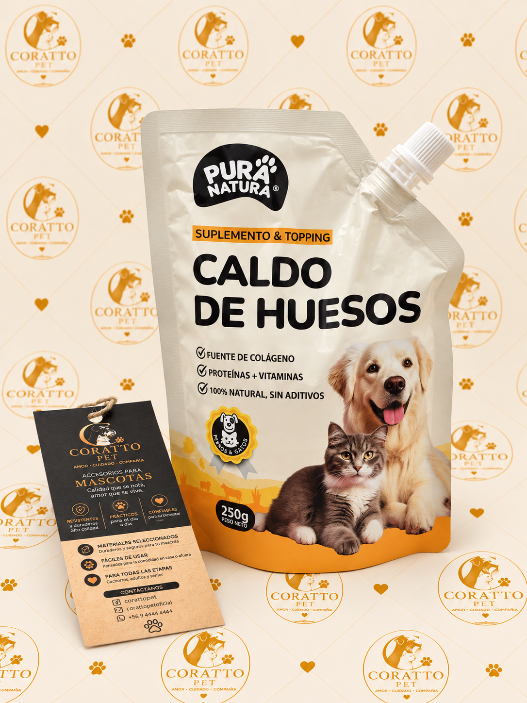 CALDO DE HUESOS PURA NATURA 250 GRAMOS