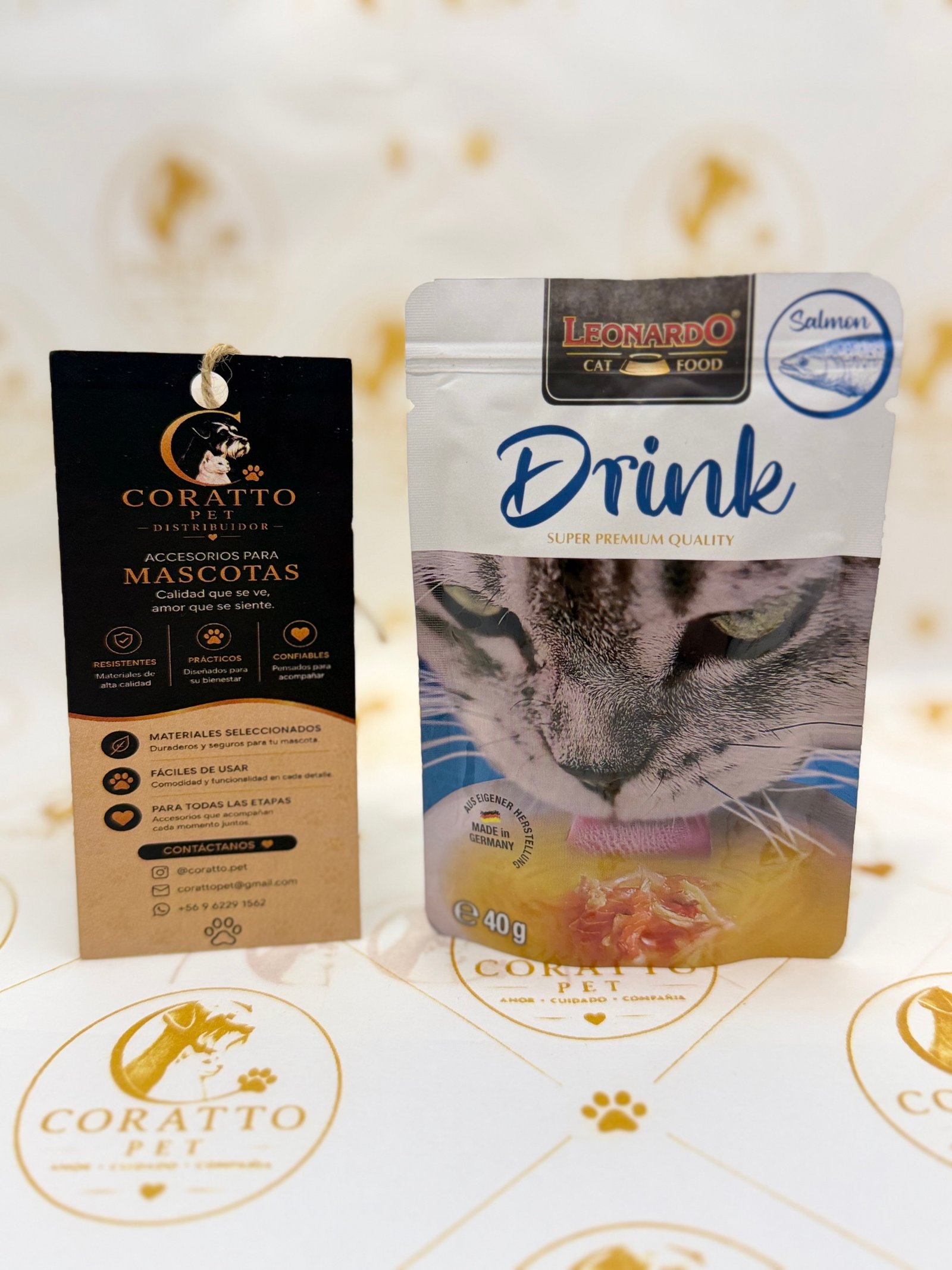 LEONARDO DRINK SABOR SALMÓN 40 GRS