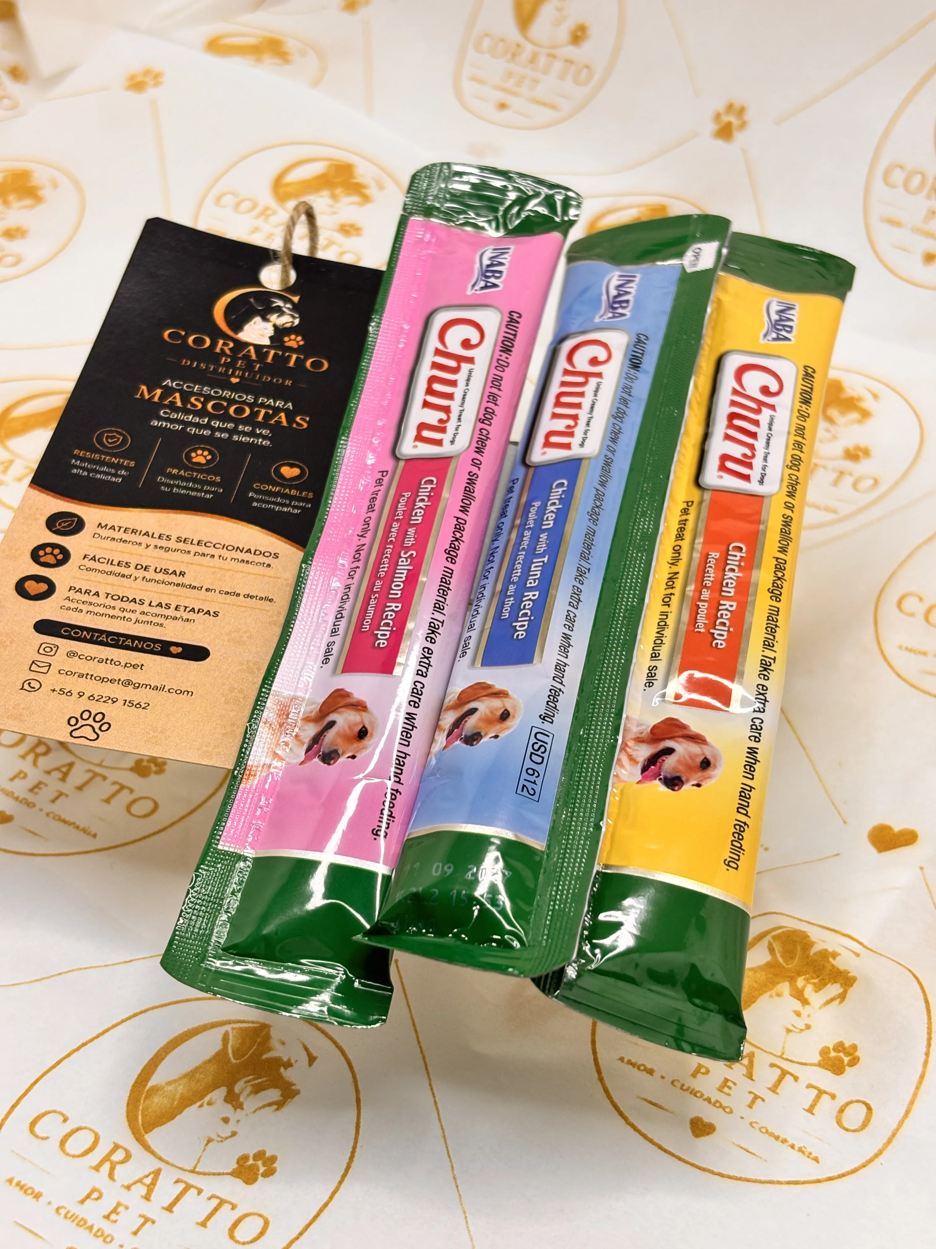 CHURU PARA PERRO 5 SABORES DISTINTOS