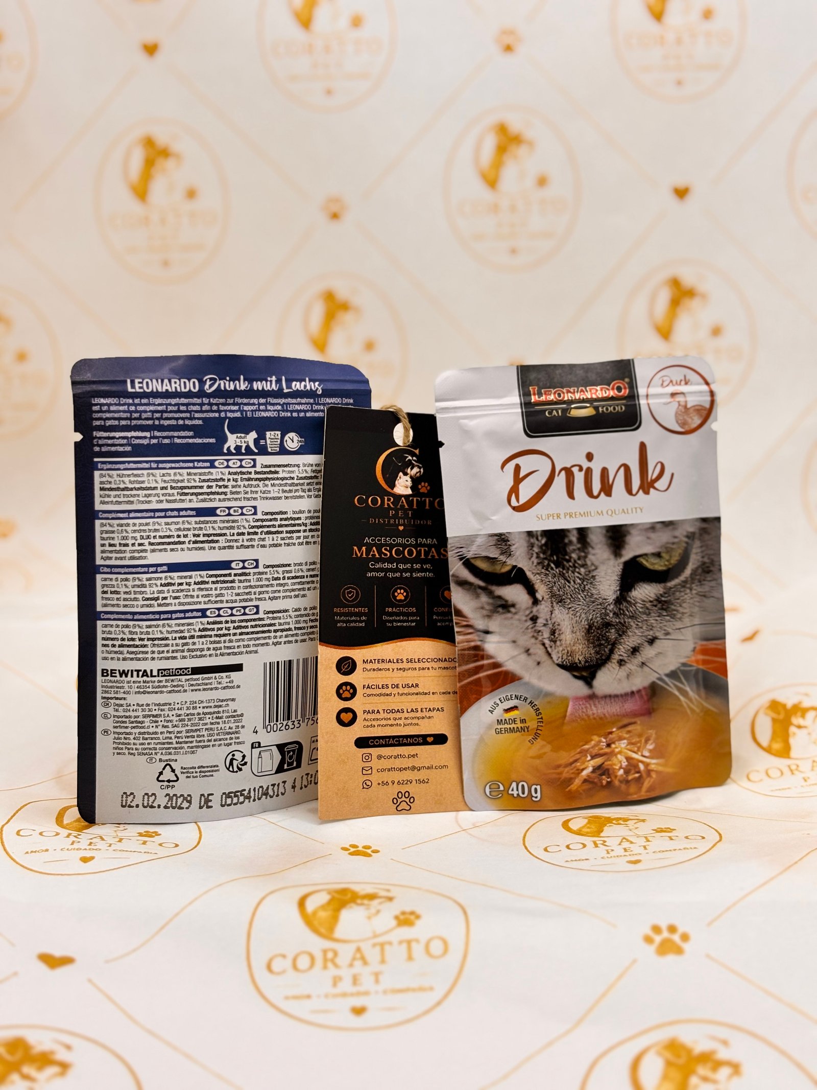 LEONARDO DRINK SABOR PATO 40 GRS