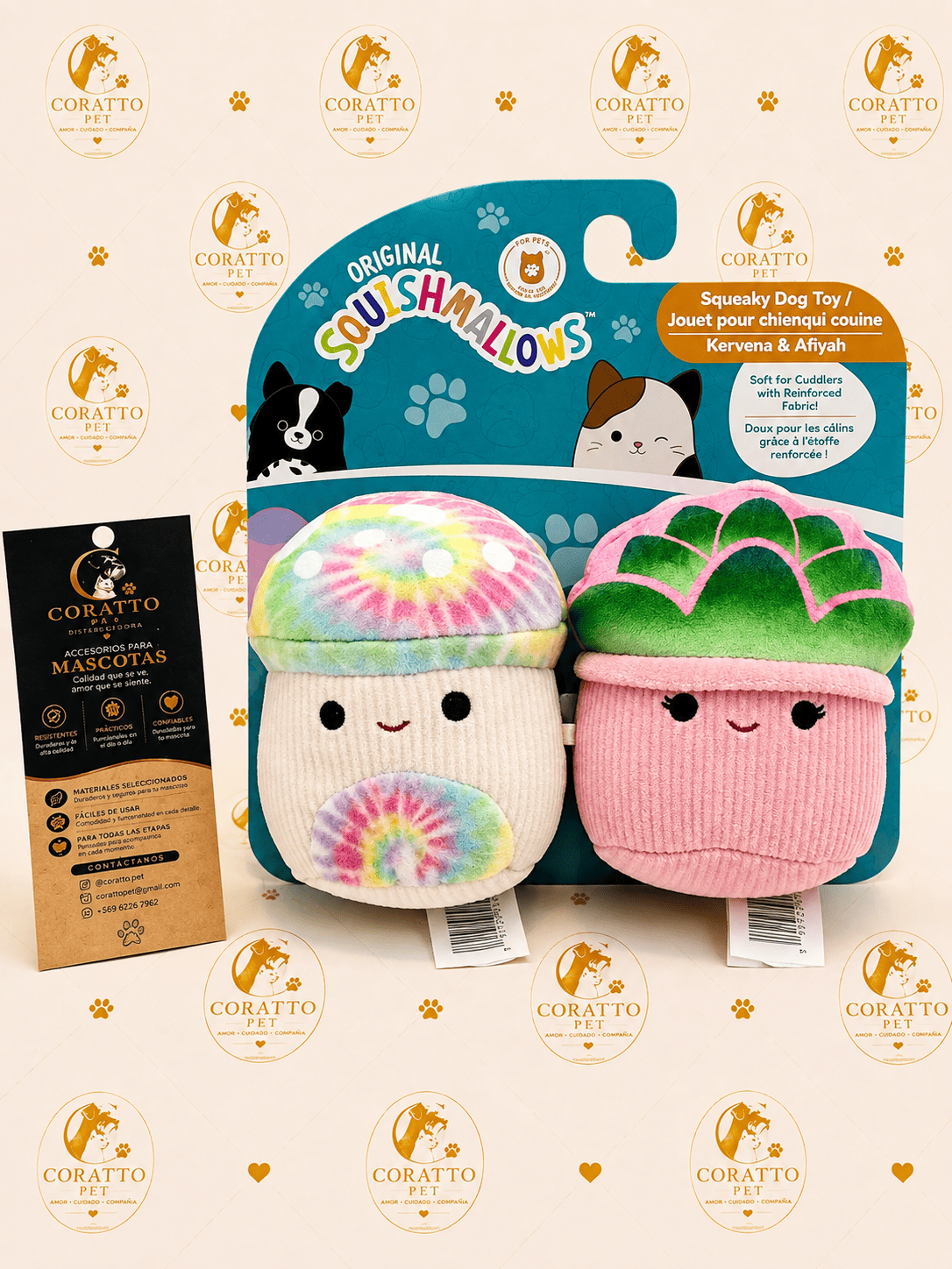 PACK 2 SQUISHMALLOWS KERVENA & AFIYAH