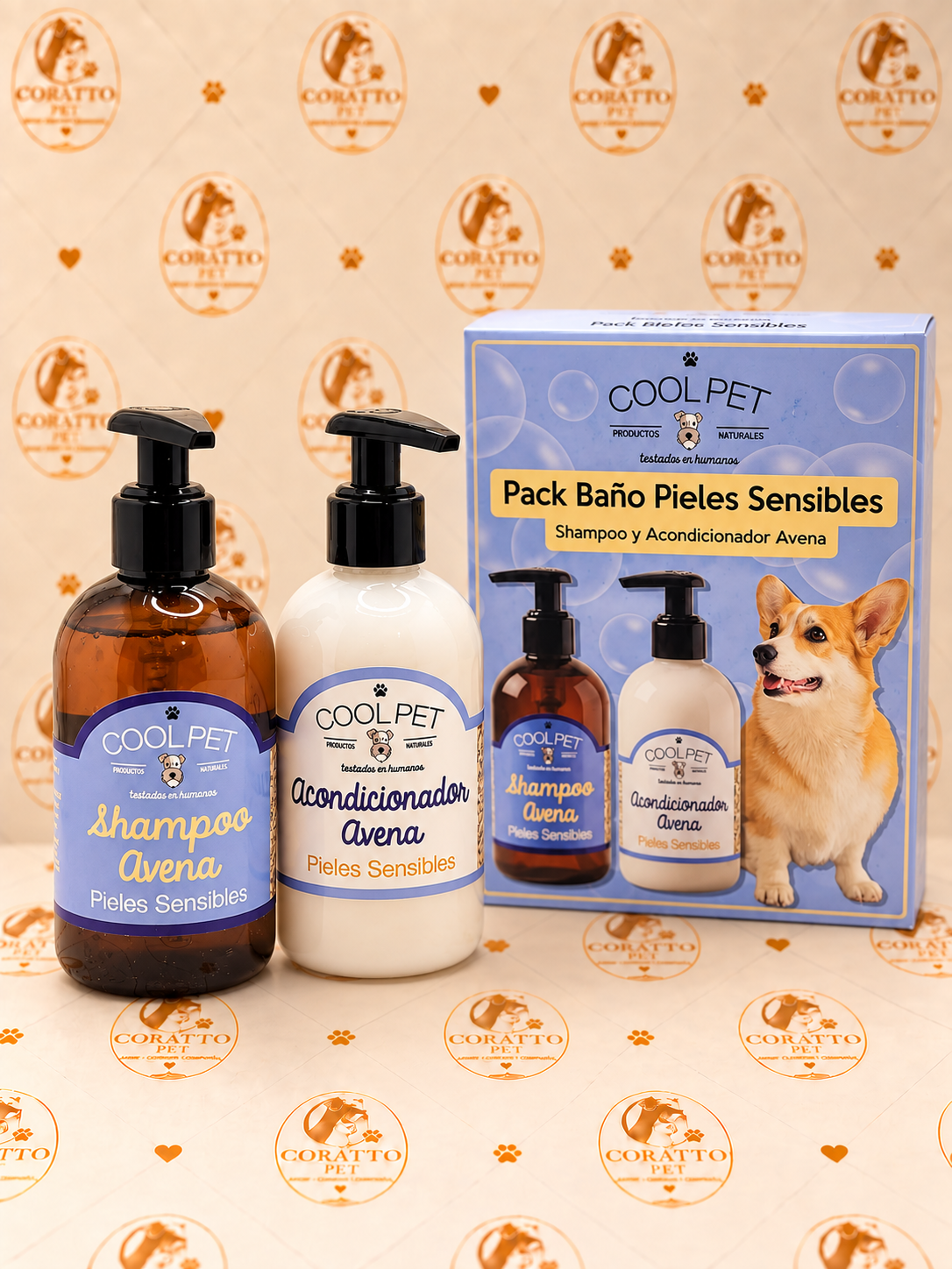 PACK BAÑO PARA PIELES SENSIBLES MARCA COOLPET