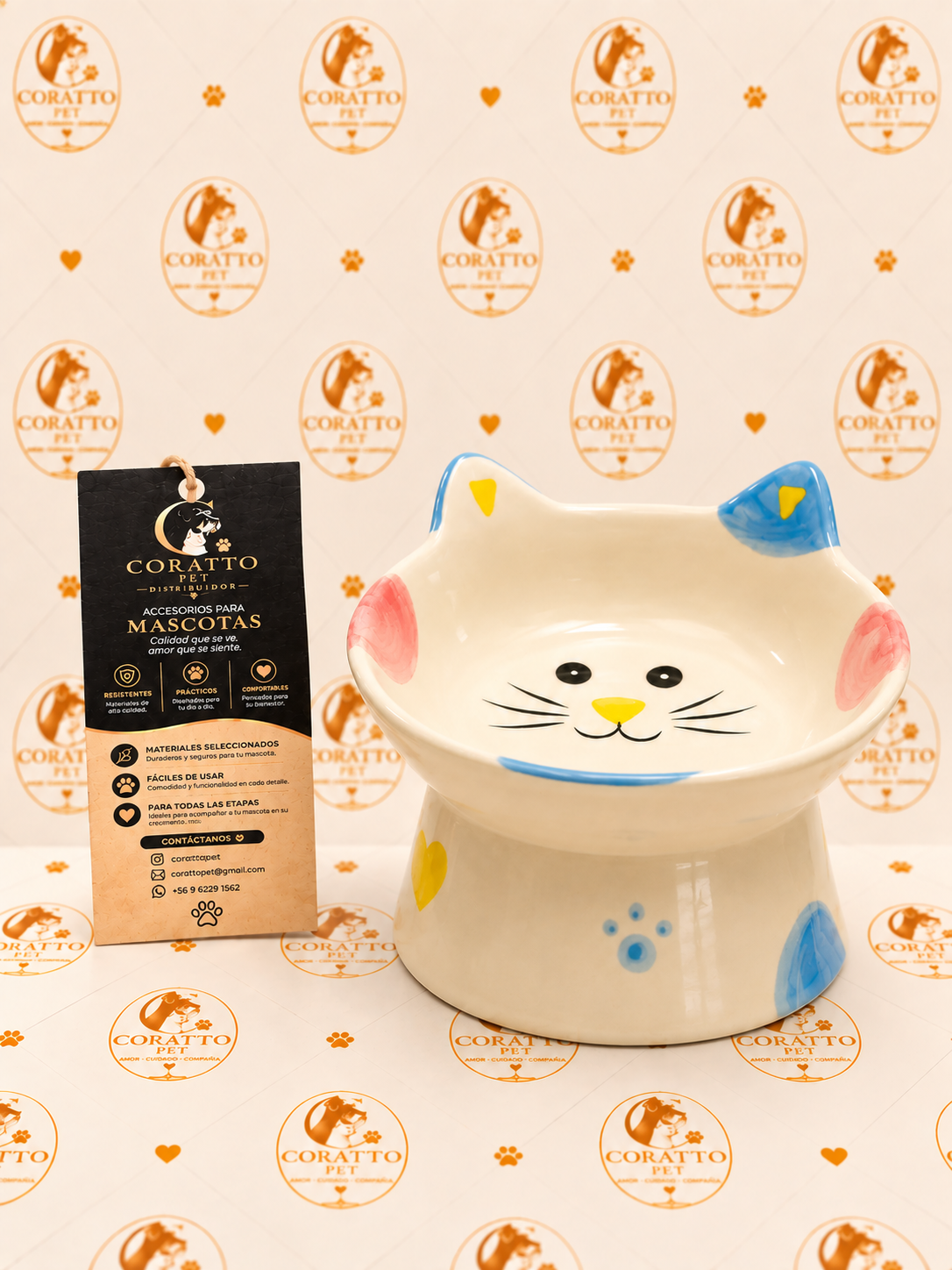 COMEDERO DE CERAMICA PARA GATOS