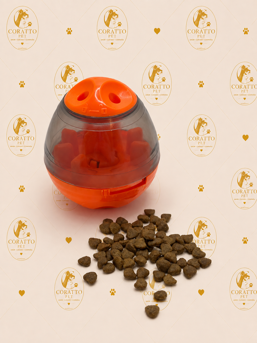 JUGUETE PELOTA DISPENSADORA DE SNACKS