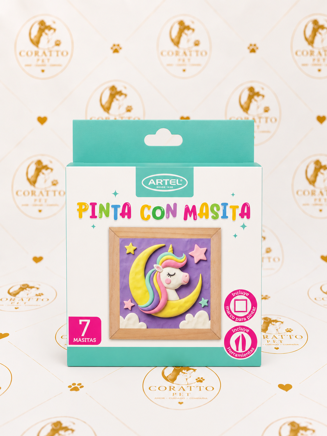 SET PINTA CON MASITAS UNICORNIO