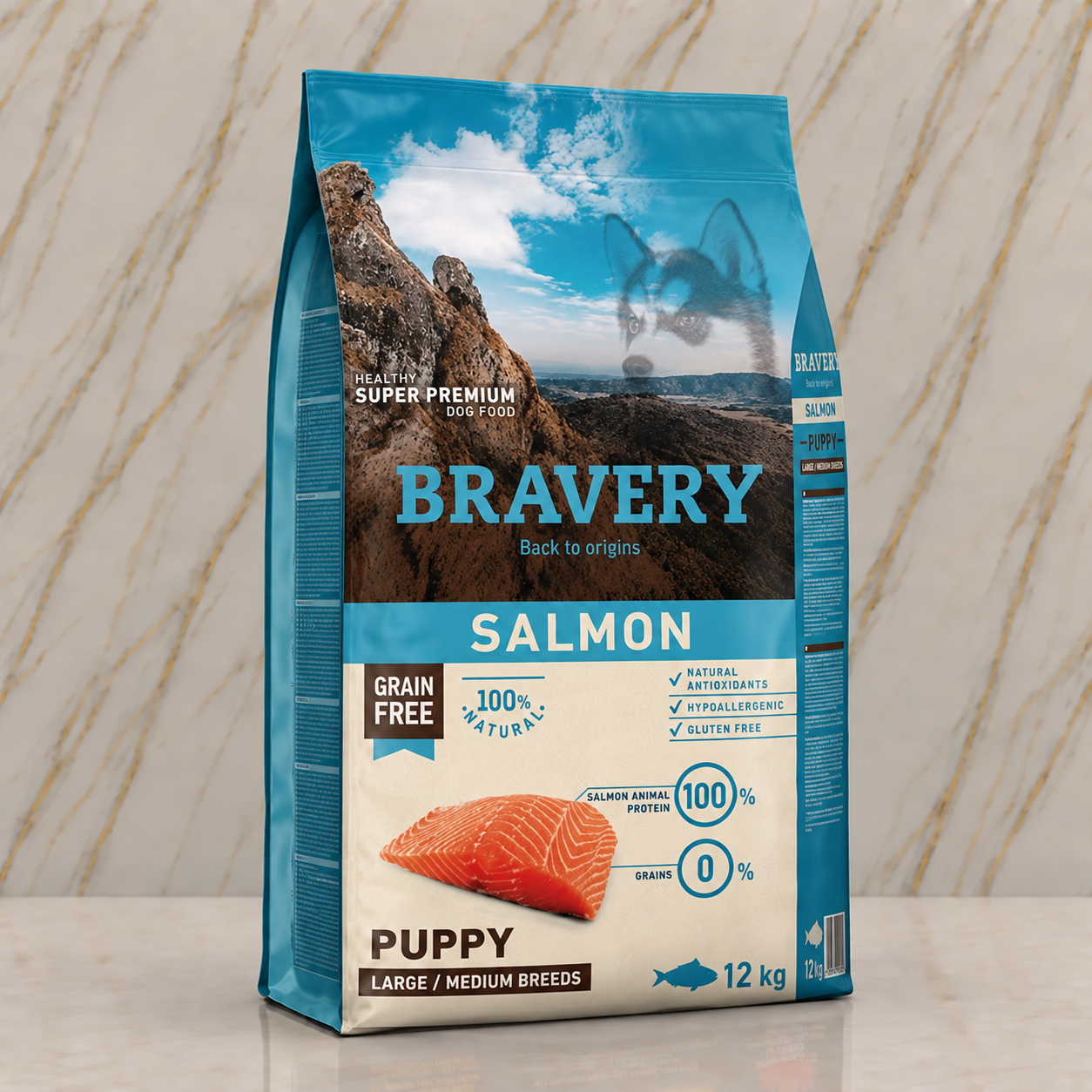 ALIMENTO BRAVERY - SALMÓN PUPPY