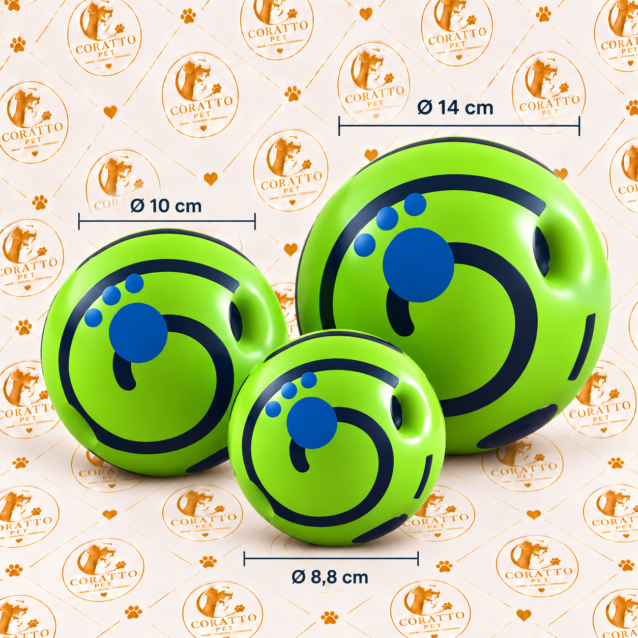 WOBBLE WAG GIGGLE BALL CON SONIDO, VARIEDADES