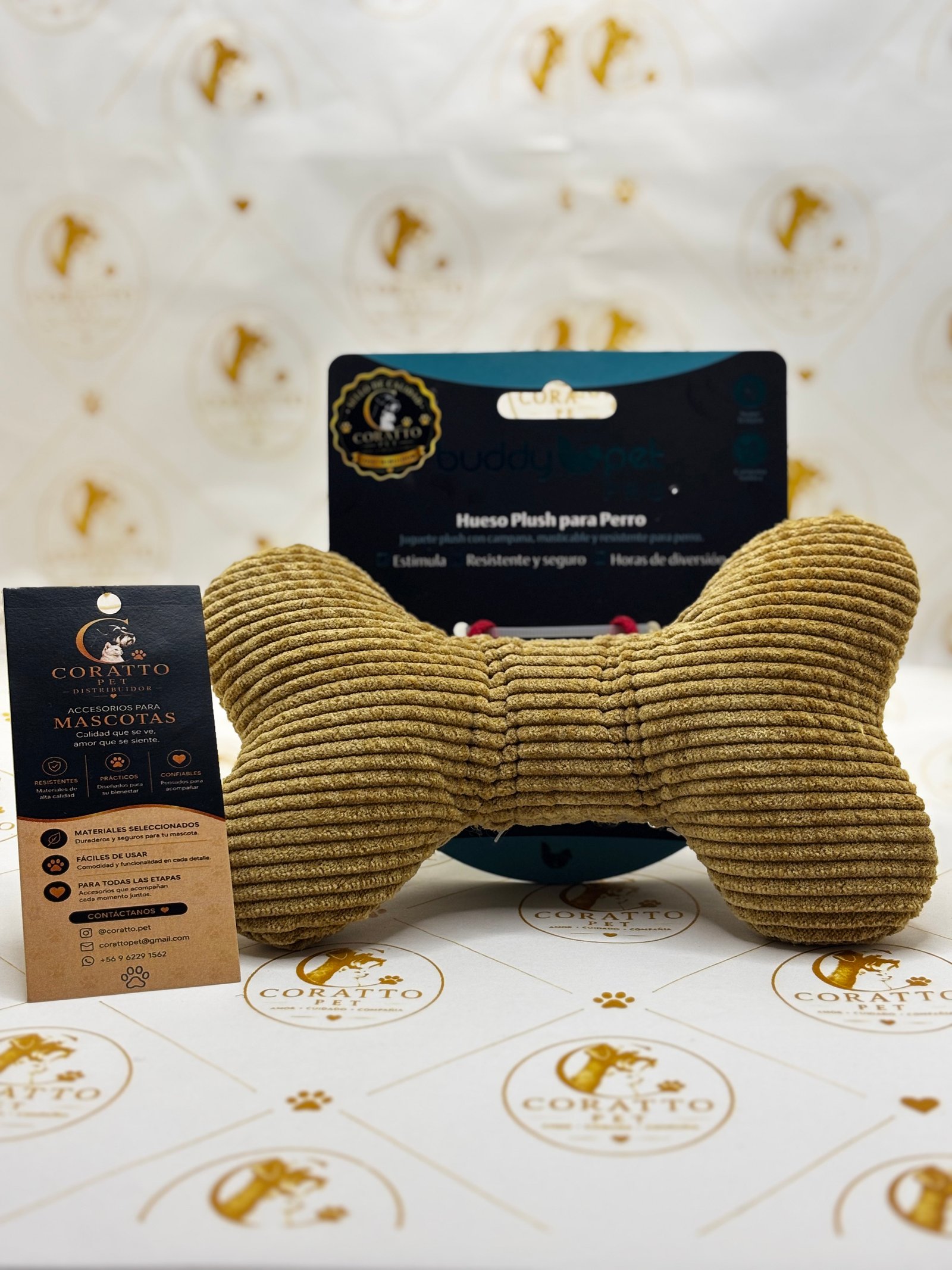 JUGUETE HUESO PLUSH BUDDY PET PRO